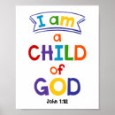 Search for i am child of god posters Bible verse