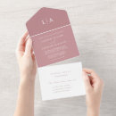 Search for blush rose wedding invitations Minimalist