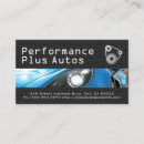 Search for headlight business cards Mechanic