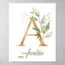 Search for letter a monogram posters Eucalyptus