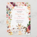 Search for floral twins baby shower invitations Pumpkin