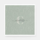 Search for table napkins Sage green
