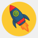 Search for cartoon space rocket stickers Spaceship