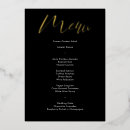 Search for gold foil menus Calligraphy