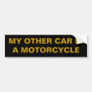 Search for my other car is bumper stickers Bike
