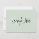Search for sage green note cards Simple