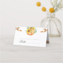 Search for pumpkins place cards Leaves