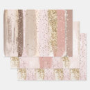 Search for rose gold glitter wrapping paper Blush