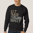 Search for curling mens hoodies Saying