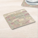 Search for vintage maps coasters Antique