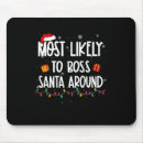 Search for boss christmas mousepads Xmas