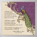 Search for peacock wedding posters Purple