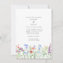 Search for simple wildflower wedding invitations Floral