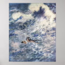 Search for vintage mermaid posters Waves