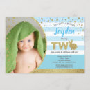 Search for little bunny birthday invitations Blue