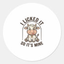 Search for funny farm stickers Moo