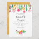 Search for luau rehearsal dinner invitations Watercolor
