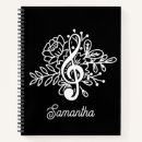 Search for music school notebooks Treble clef