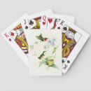 Search for hummingbird playing cards Floral