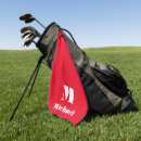 Search for colourful golf towels Red