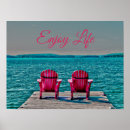 Search for adirondack chairs posters Beach