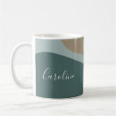 Search for teal and brown mugs Abstract
