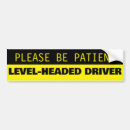 Search for patient bumper stickers Driver