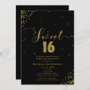 Search for confetti sweet 16 invitations Girly