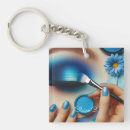Search for shimmering key rings Blue