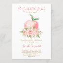Search for sweet little peach baby shower invitations Elegant