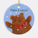 Search for teddy bear christmas tree decorations Xmas