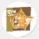Search for cartoon cat face stickers Tom jerry