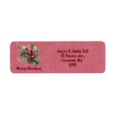 Search for merry christmas return address labels Classy