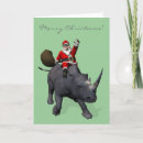 Search for rhino christmas cards Funny