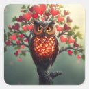 Search for romantic owls stickers Hearts