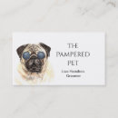 Search for pug business cards Pets