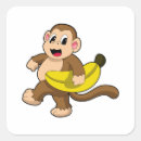 Search for monkey with banana stickers Monkeys