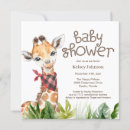 Search for giraffe baby shower invitations Gender neutral
