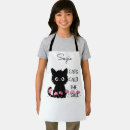 Search for cat person aprons Cats