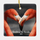 Search for pink flamingo christmas tree decorations Heart