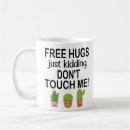 Search for free hugs mugs Social distancing