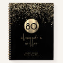 Search for 80th birthday gifts Black and gold