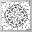 Search for black and white mandala art Colour your own