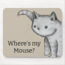 Search for animal sketch mousepads Feline