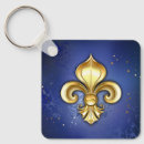 Search for fleur de lis key rings Lily