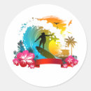Search for vintage ocean stickers Tropical