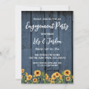 Search for floral engagement party invitations Navy