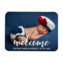 Search for magnetic birth announcement cards New baby