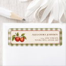 Search for fall return address labels weddings Elegant script calligraphy trendy