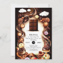 Search for chocolate brown invitations Boho